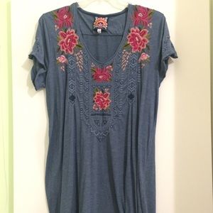 Soft pullover dress.